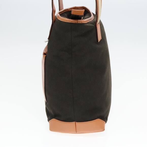 GUCCI Tote Bag Canvas Khaki Silver - Picture 5 of 13